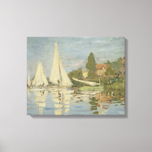 Claude Monet - Regattas at Argenteuil Canvastryck