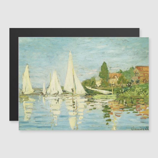 Claude Monet. Regattas i Argentina (Fram/baksida)