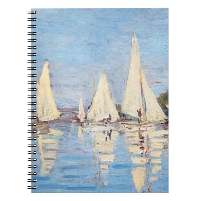 Claude Monet - Regattas i Argentina Anteckningsbok (Framsidan)