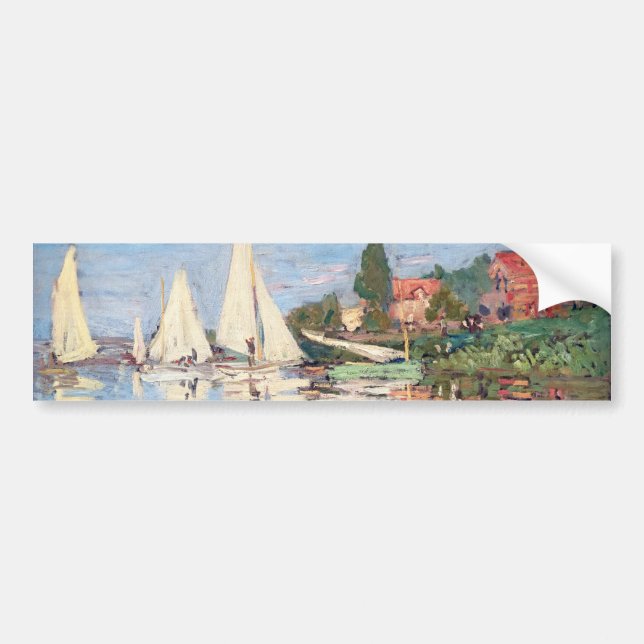 Claude Monet - Regattas i Argentina Bildekal (Framsidan)