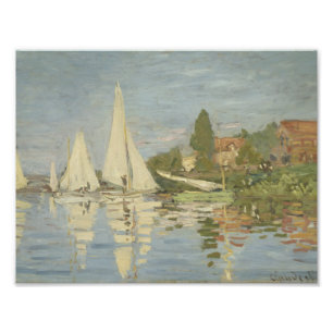 Claude Monet - Regattas i Argentina Fototryck