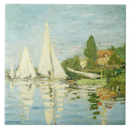 Claude Monet. Regattas i Argentina Kakelplatta