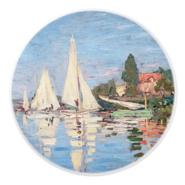 Claude Monet - Regattas i Argentina Knopp (Framsidan)