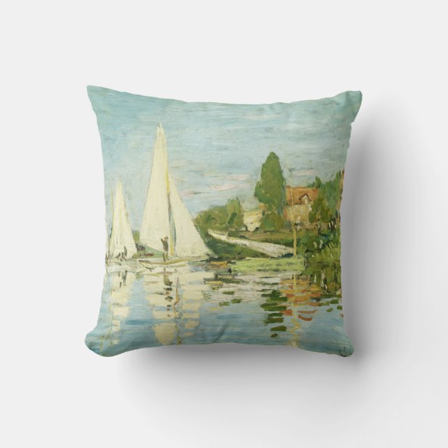Claude Monet. Regattas i Argentina Kudde (Framsida)