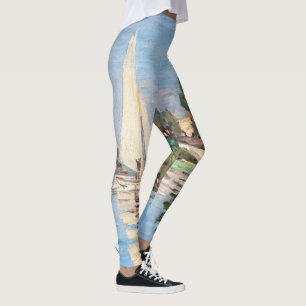 Claude Monet - Regattas i Argentina Leggings