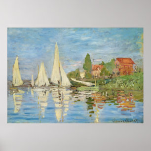 Claude Monet - Regattas i Argentina Poster