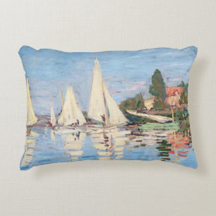 Claude Monet - Regattas i Argentina Prydnadskudde