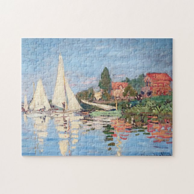 Claude Monet - Regattas i Argentina Pussel (Horisontell)