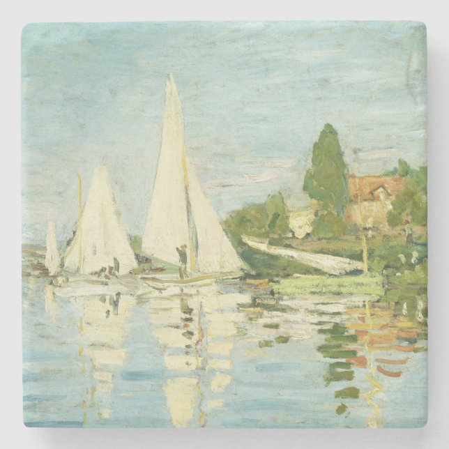 Claude Monet. Regattas i Argentina Stenunderlägg (Framsidan)