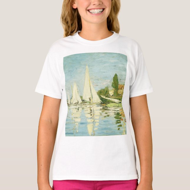 Claude Monet. Regattas i Argentina T Shirt (Framsida)