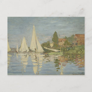 Claude Monet - Regattas i Argentina Vykort