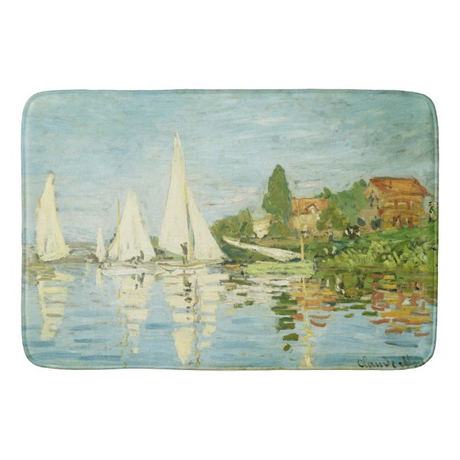 Claude Monet. Regattor i Argenteuil      Badrumsmatta (Framsidan)