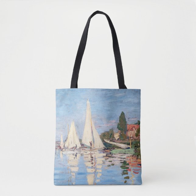 Claude Monet - Regattor i Argenteuil Tygkasse (Framsida)