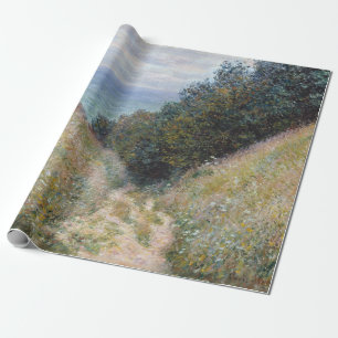 Claude Monet Road vid La Cavée, Pourville Presentpapper
