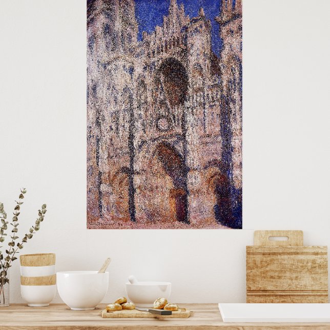 Claude Monet - Rouen Cathedral 01 Poster (Kök)