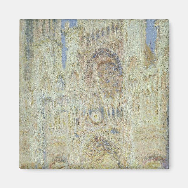 Claude Monet | Rouen Cathedral at Sunset, 1894 Magnet (Framsidan)