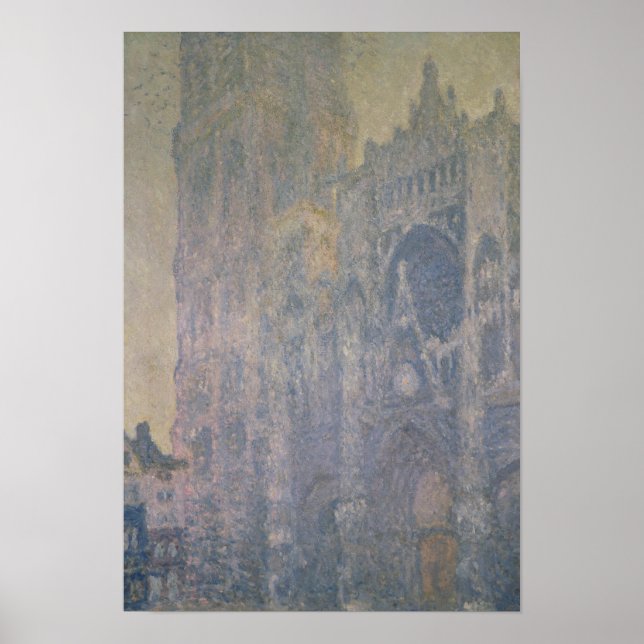 Claude Monet | Rouen Cathedral, Harmony in White Poster (Framsidan)