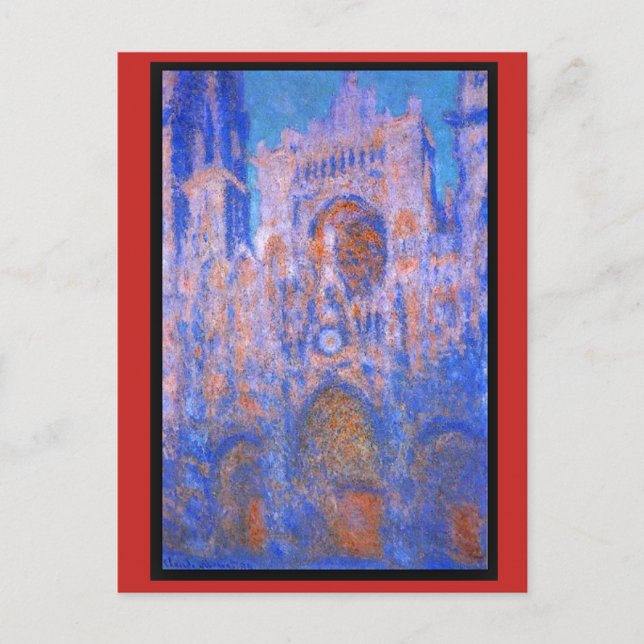 Claude Monet, Rouen Cathedral, Symphony Vykort (Framsida)
