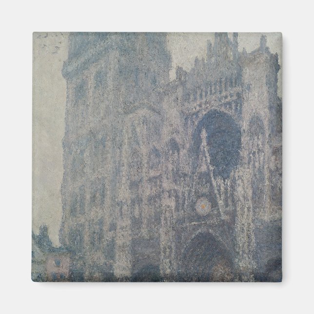 Claude Monet | Rouen Cathedral, Väster Portal Magnet (Framsidan)