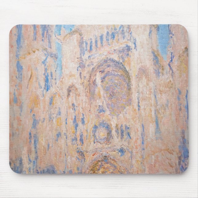 Claude Monet - Rouen Cathedral vid sunset Musmatta (Framsidan)