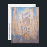 Claude Monet - Rouen Cathedral vid sunset Vykort<br><div class="desc">Rouen Cathedral at sunset / Cathedrale de Rouen en fin de intrance av Claude Monet 1892-1893</div>