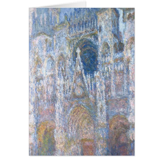Claude Monet | Rouen domkyrka Hälsningskort (Framsidan)
