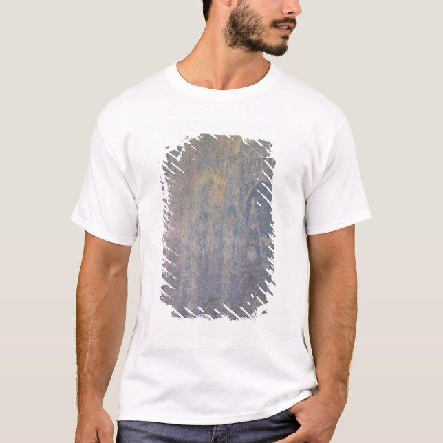 Claude Monet | Rouen domkyrka, harmoni i vit T-shirt (Framsida)