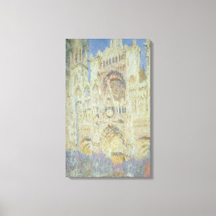 Claude Monet Rouen domkyrka på solnedgången, Canvastryck