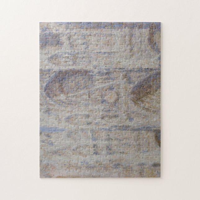 Claude Monet | Rouen domkyrka Portalsolljuset Pussel (Vertikal)