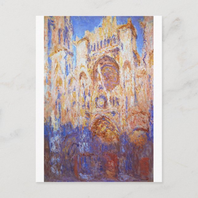 Claude Monet - Rouen domkyrka Vykort (Framsida)