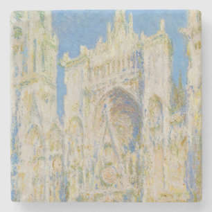 Claude Monet Rouens katedralportal i morgonljus Stenunderlägg