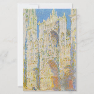 Claude Monet Rouens katedralportal, morgonljus