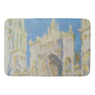 Claude Monet Rouens katedralportal, morgonljus Badrumsmatta