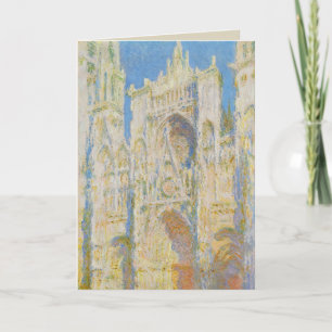Claude Monet Rouens katedralportal Morgonljus Kort