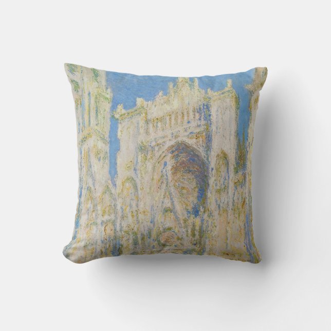 Claude Monet Rouens katedralportal, morgonljus Kudde (Framsida)