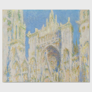 Claude Monet Rouens katedralportal, morgonljus Presentpapper