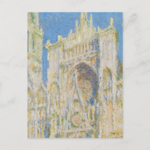 Claude Monet Rouens katedralportal, morgonljus Vykort