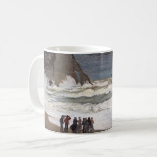 Claude Monet - Rough Sea at Etretat Kaffemugg