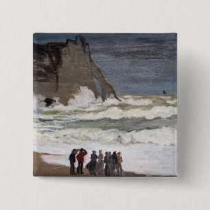 Claude Monet - Rough Sea at Etretat Knapp