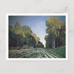 Claude Monet Route de Chailly, Fontainebleau Vykort
