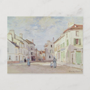 Claude Monet Rue de la Chaussee i Argentina Vykort