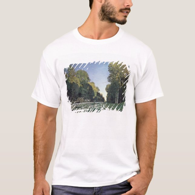 Claude Monet | Rutt de Chailly, Fontainebleau Tee Shirt (Framsida)