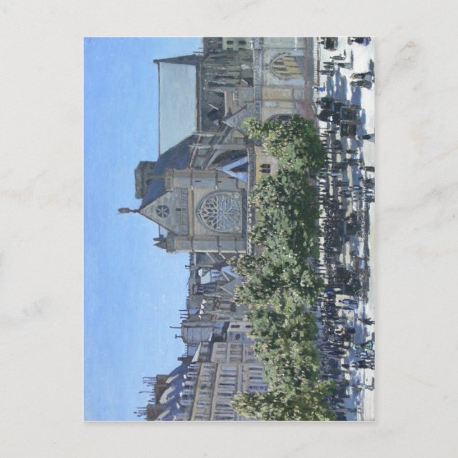 Claude Monet: Saint-Germain-l'Auxerrois Paris, 186 Vykort (Framsida)