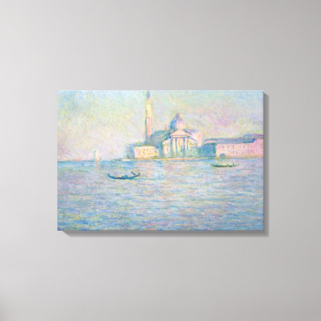Claude Monet - San Giorgio Maggiore-kyrkan Canvastryck (Framsida)