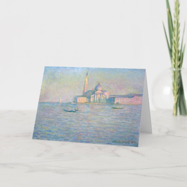 Claude Monet - San Giorgio Maggiore-kyrkan Kort (Framsida)