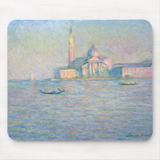 Claude Monet - San Giorgio Maggiore-kyrkan Musmatta (Framsidan)