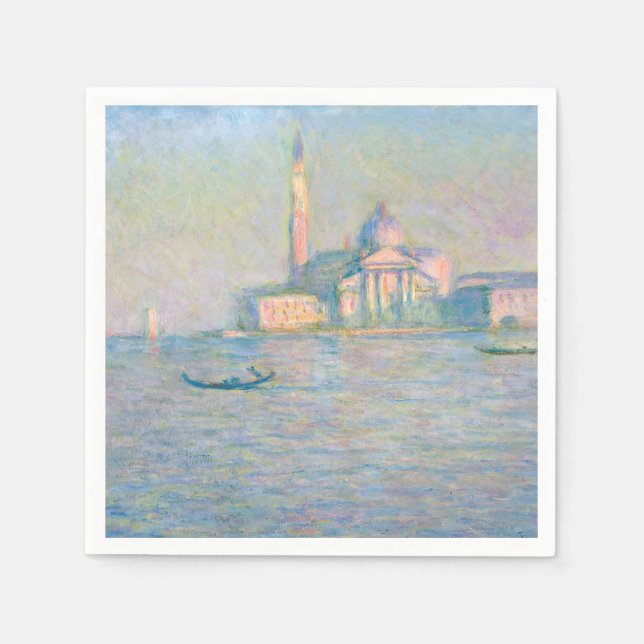 Claude Monet - San Giorgio Maggiore-kyrkan Pappersservett (Framsidan)