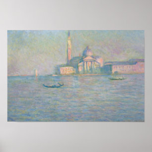 Claude Monet - San Giorgio Maggiore-kyrkan Poster