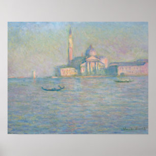 Claude Monet - San Giorgio Maggiore-kyrkan Poster