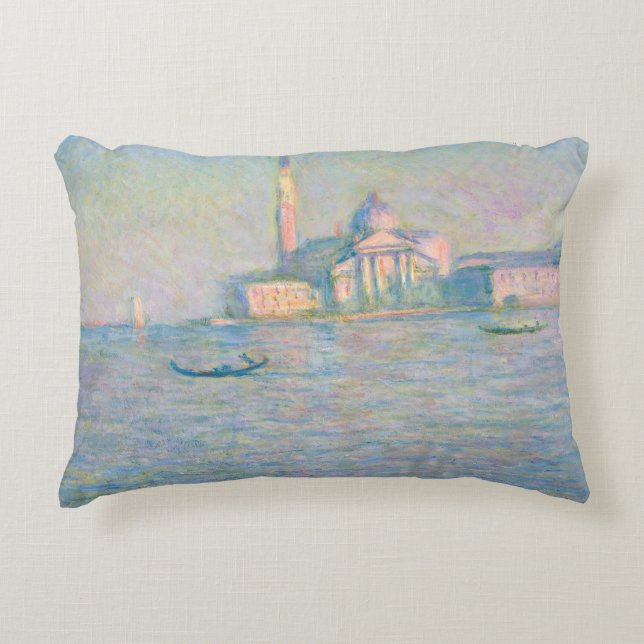 Claude Monet - San Giorgio Maggiore-kyrkan Prydnadskudde (Framsidan)